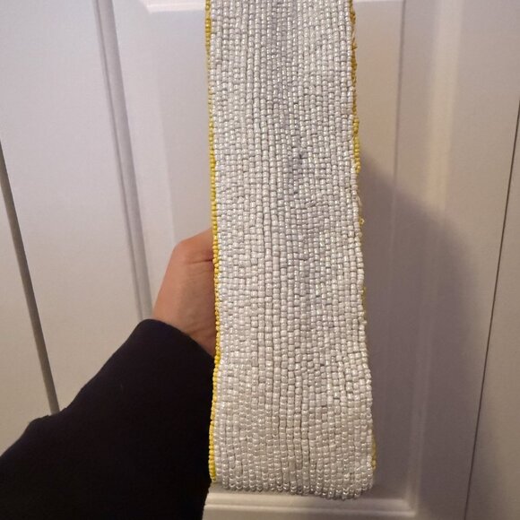 🌼Sol & Mer Beaded Flower Bag - Yellow Daisies - Picture 5 of 5